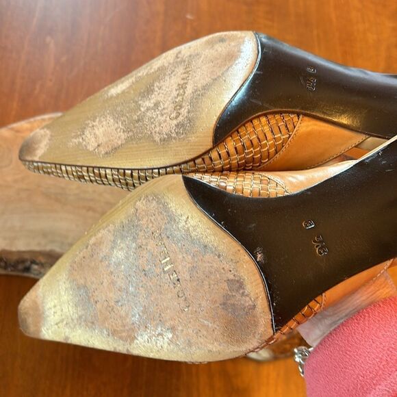 Women's COLE HAAN City Tan Woven Slip On - 8.5 - Picture 5 of 6